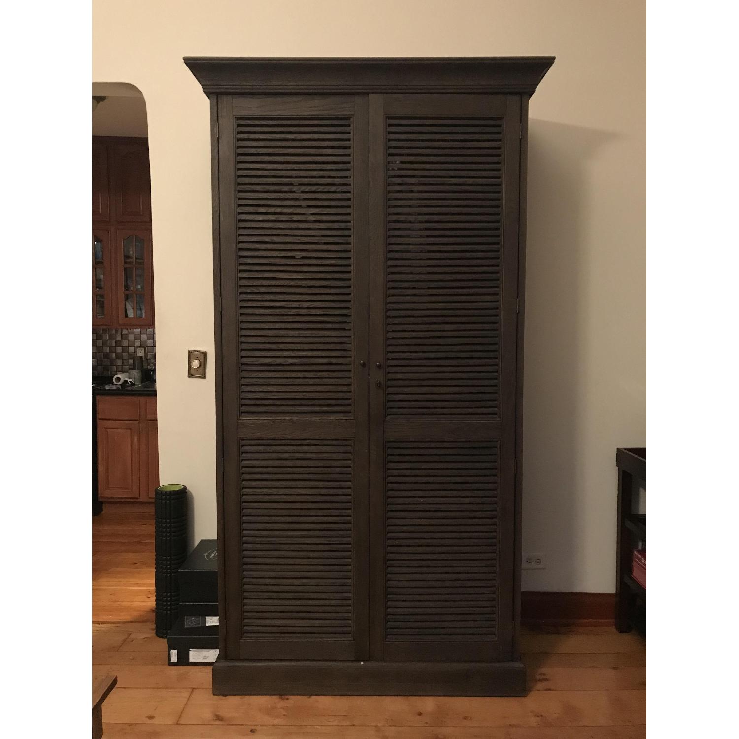 Restoration Hardware Shutter Double-Door Cabinet - image-2