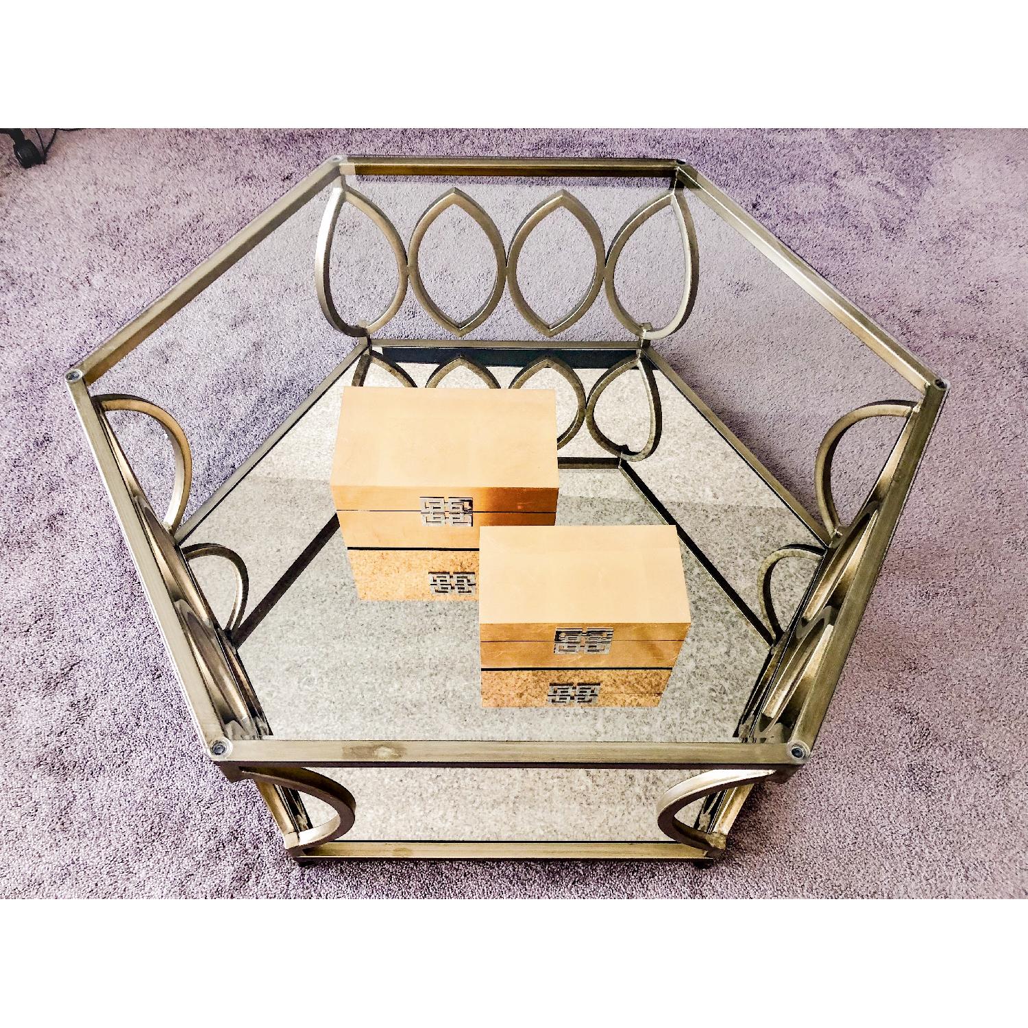 Standard Furniture Glass Top Coffee Table - image-1