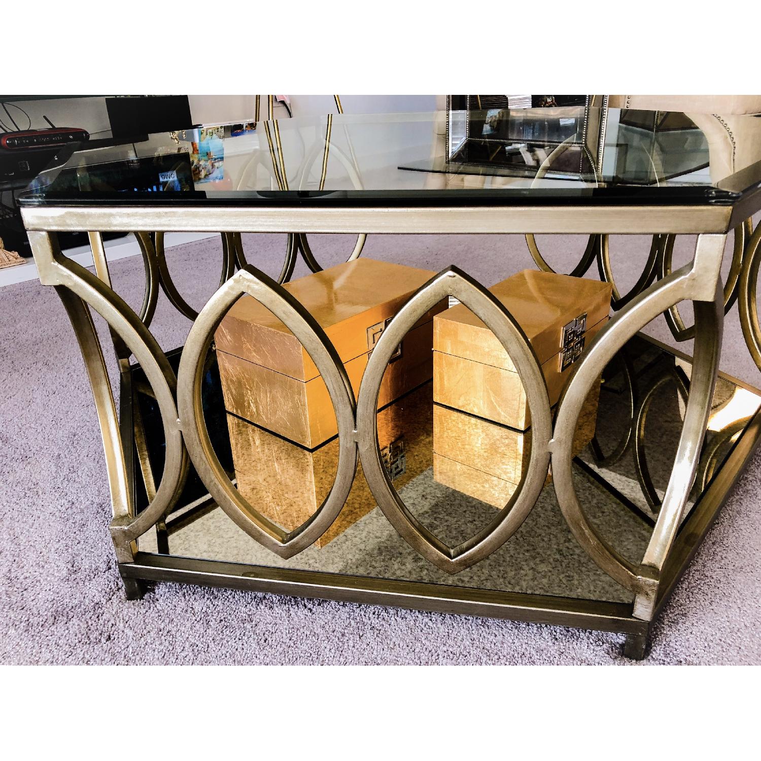 Standard Furniture Glass Top Coffee Table - image-2