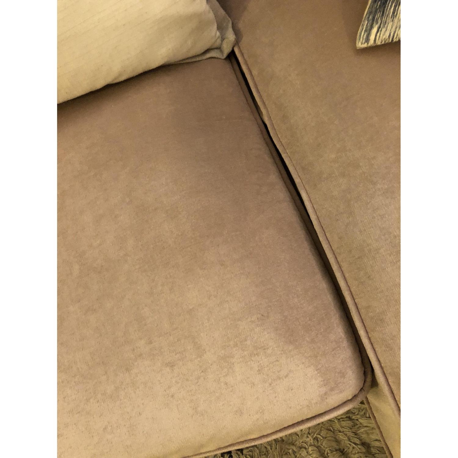 Beige Sectional Sofa w/ Reversible Chaise - image-4