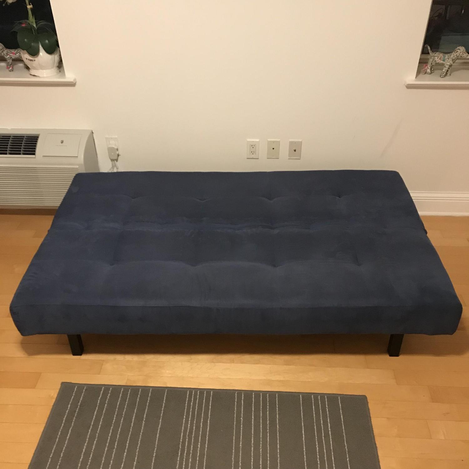 Ikea Balkarp Blue Sleeper Sofa - image-3