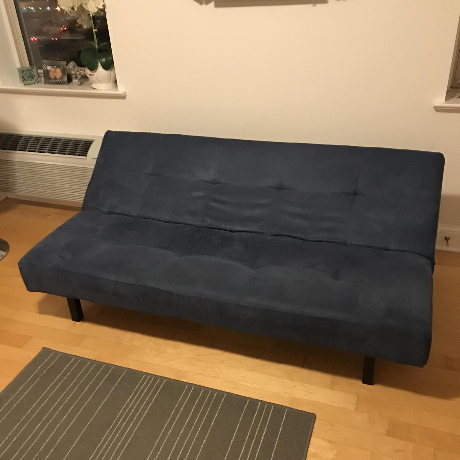 Ikea Balkarp Blue Sleeper Sofa - image-4