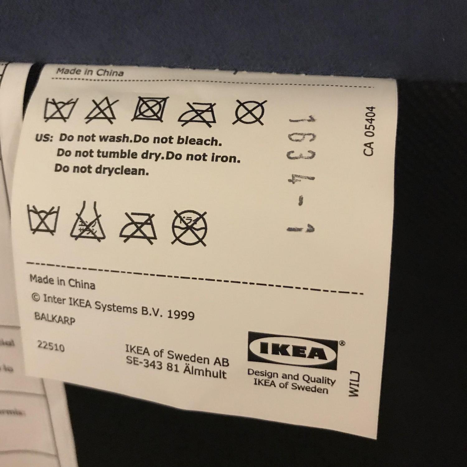 Ikea Balkarp Blue Sleeper Sofa - image-8