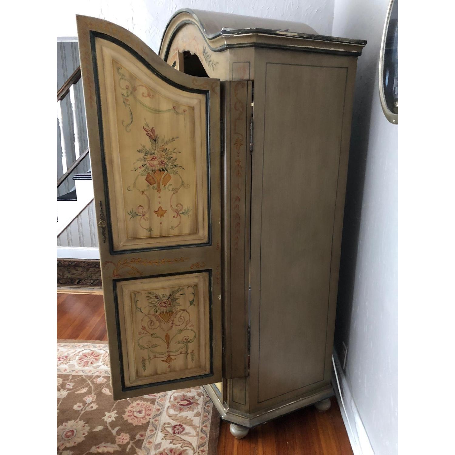 Hand Painted Wood Armoire - image-2