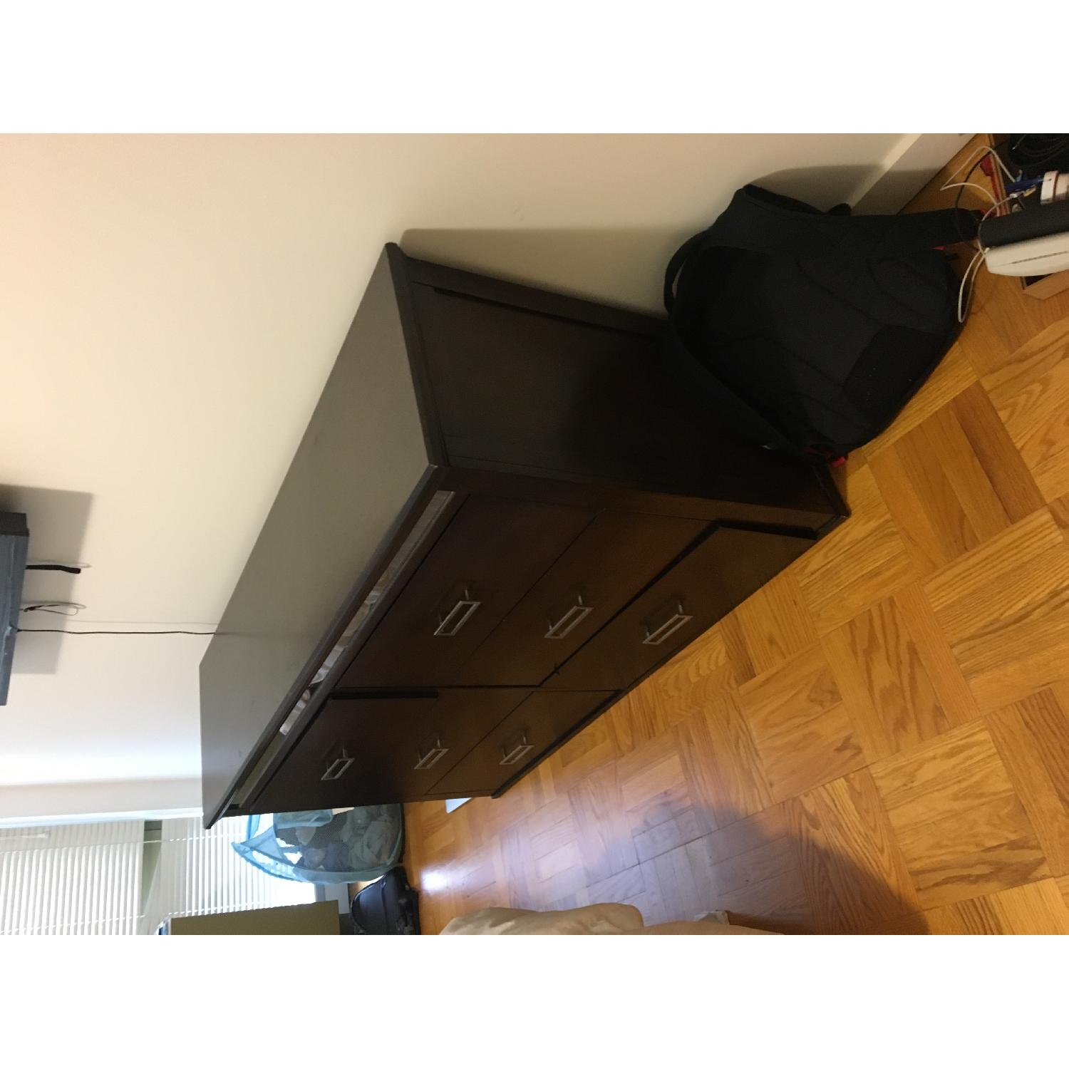 Brown Wood Dresser - image-2