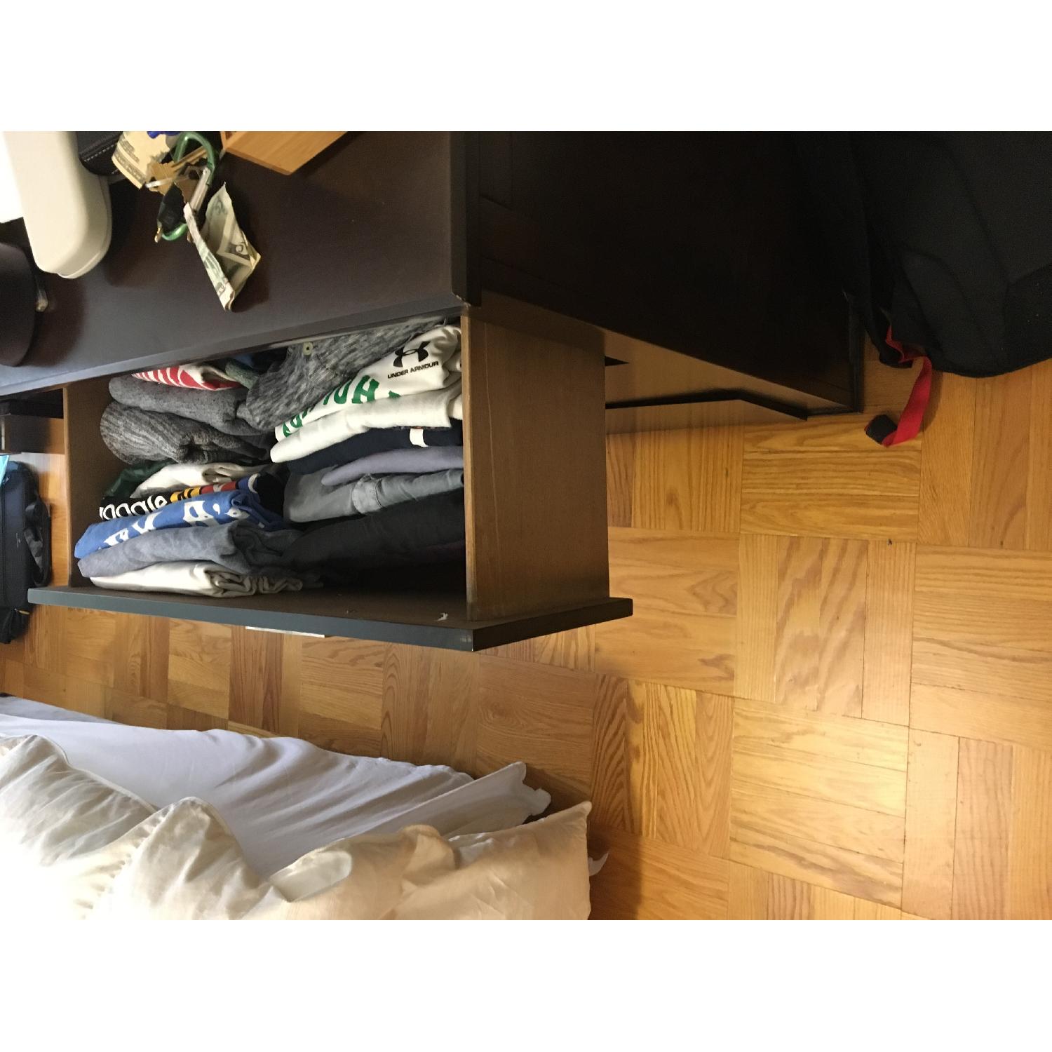 Brown Wood Dresser - image-5