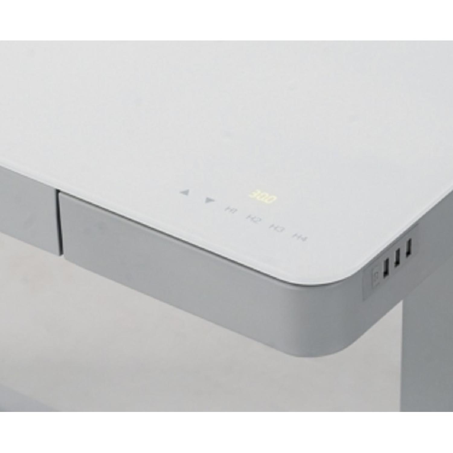 Wildon Home Glass Top Electric Adjustable Height Desk - image-4