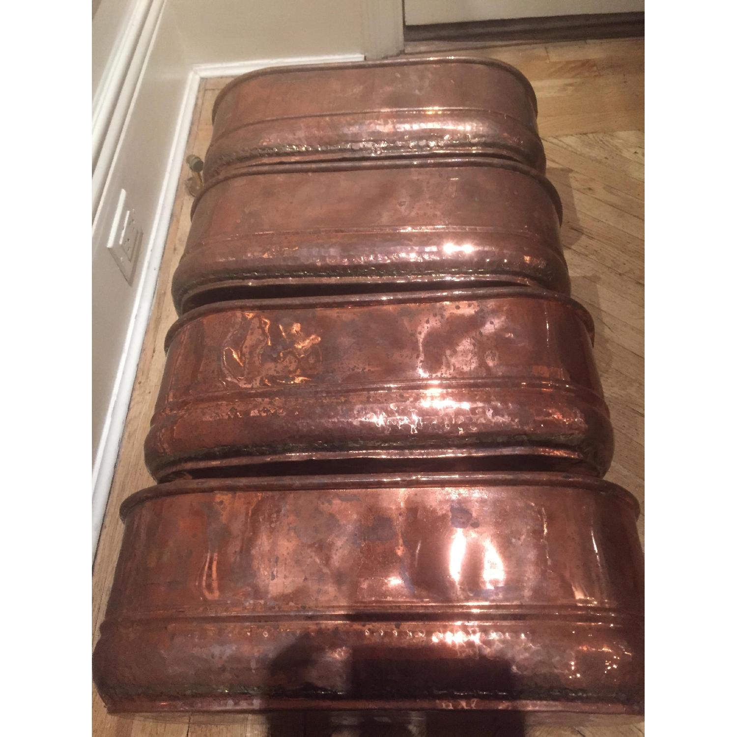 Antique Copper Planters - image-3