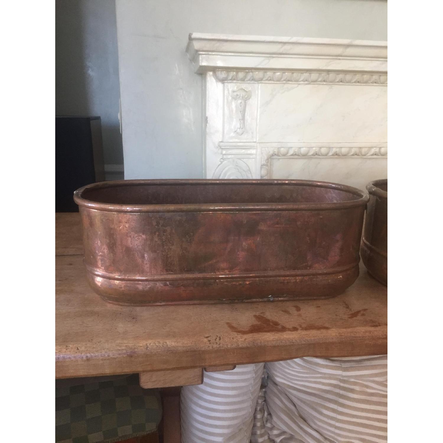 Antique Copper Planters - image-5
