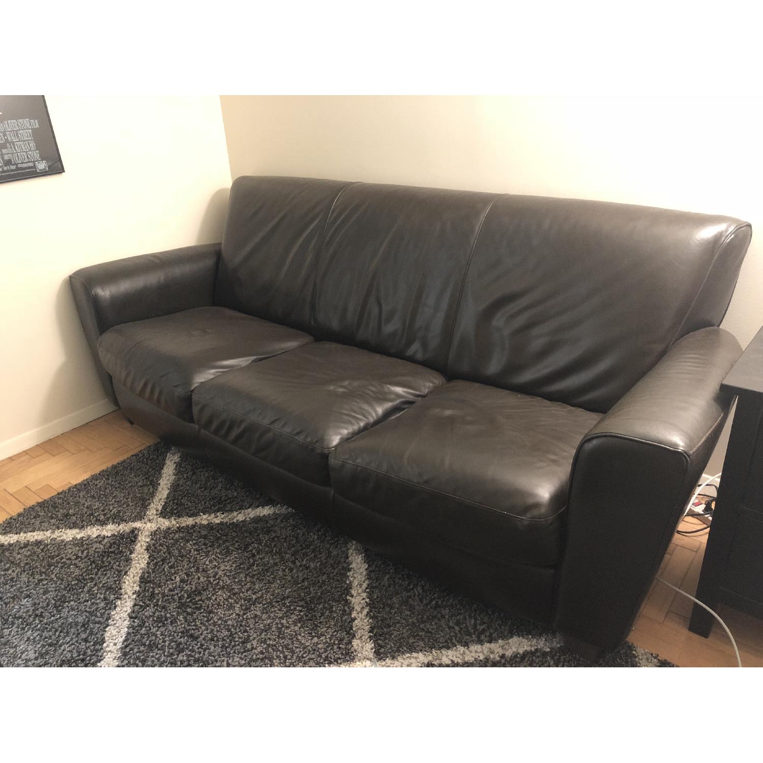 Natuzzi Italian Leather Sofa - image-3