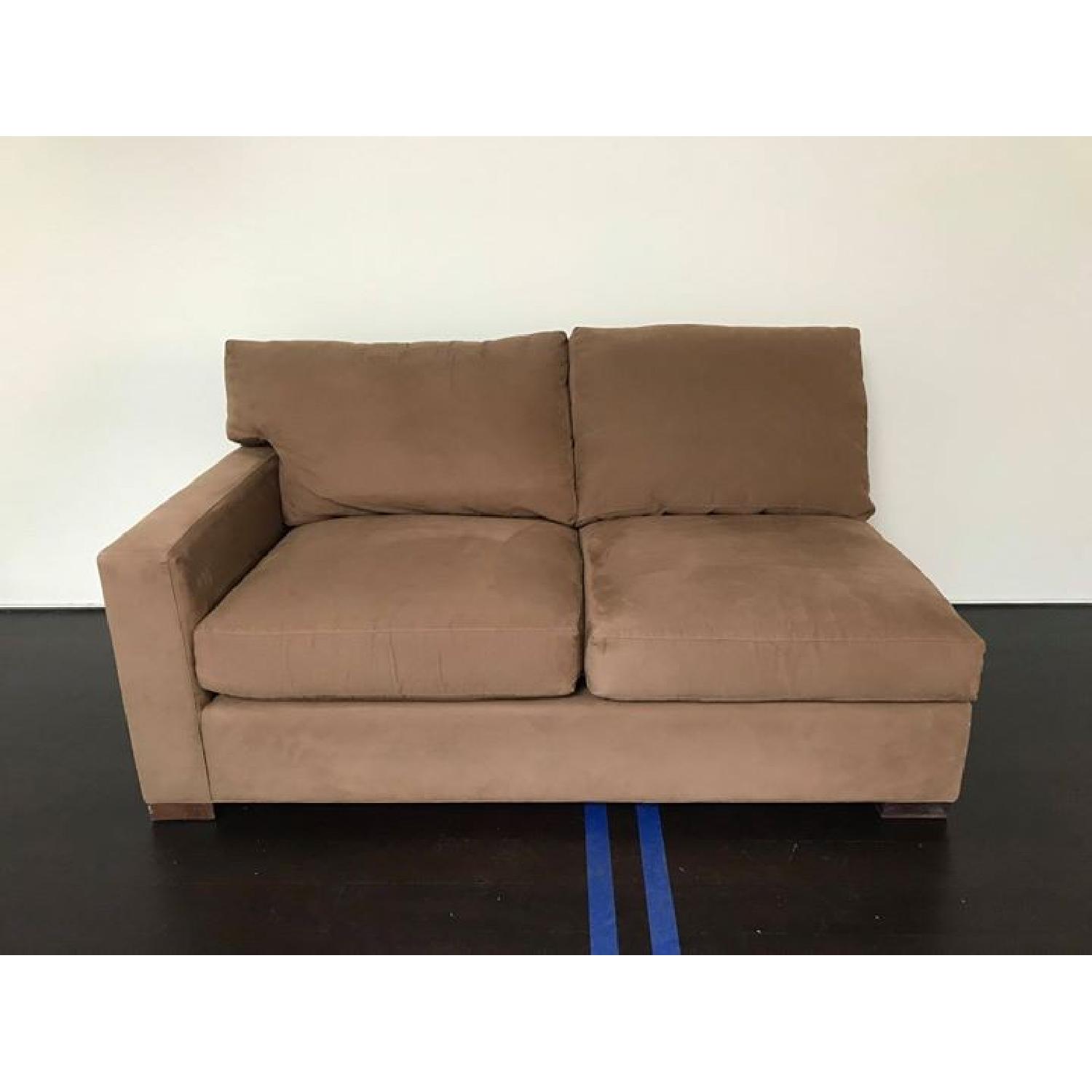 Crate & Barrel Axis Left Arm Apartment Sofa - image-1