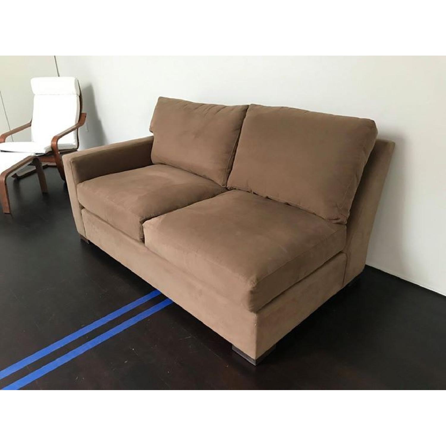 Crate & Barrel Axis Left Arm Apartment Sofa - image-2