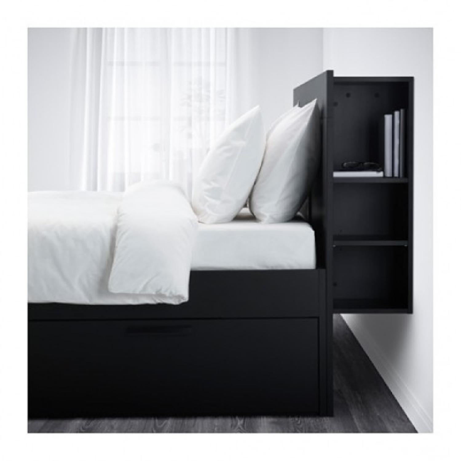 Ikea Brimnes Full Size Bed Frame w/ Storage & Headboard - image-1