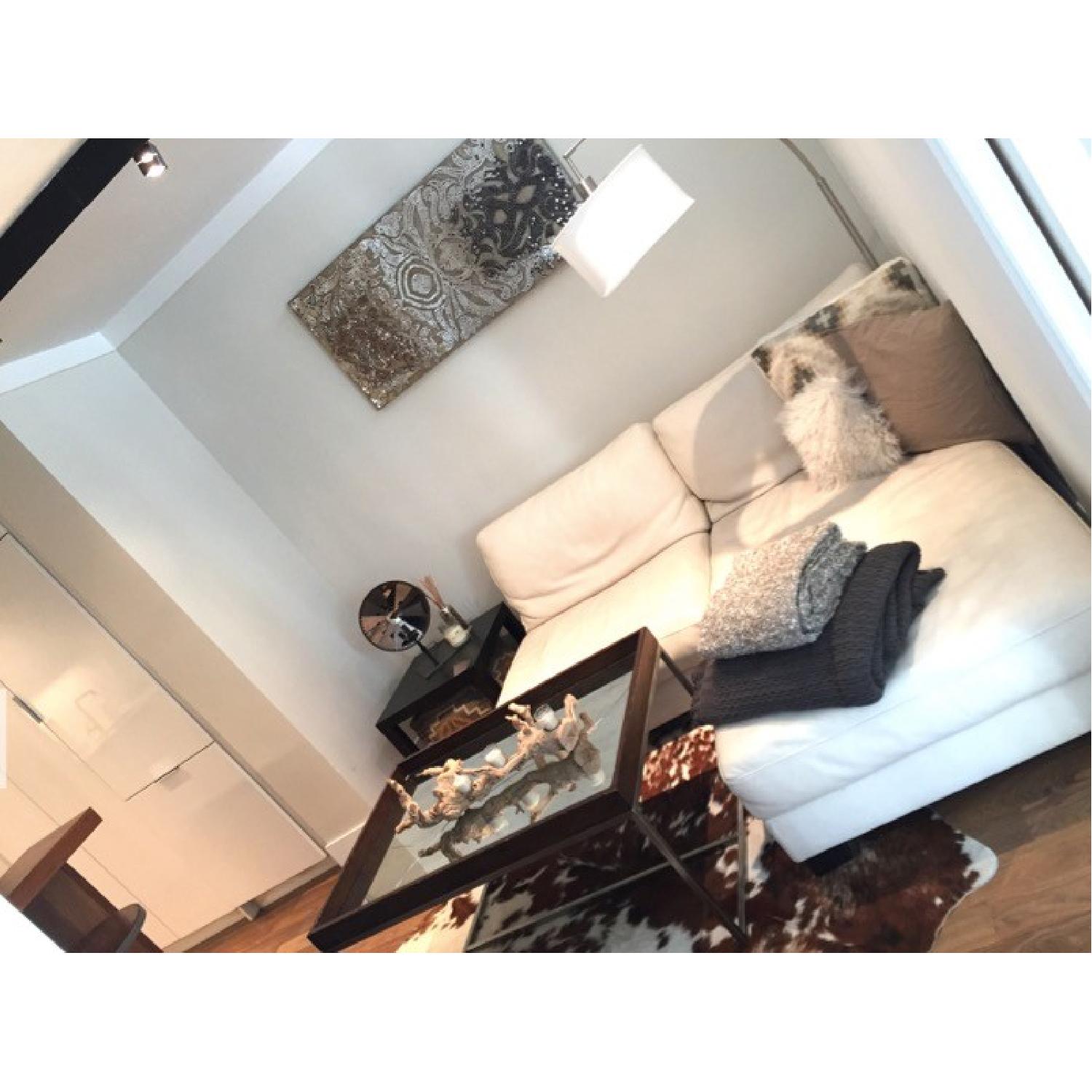 Pier 1 Champagne Mirrored Mosaic Damask Panel - image-1