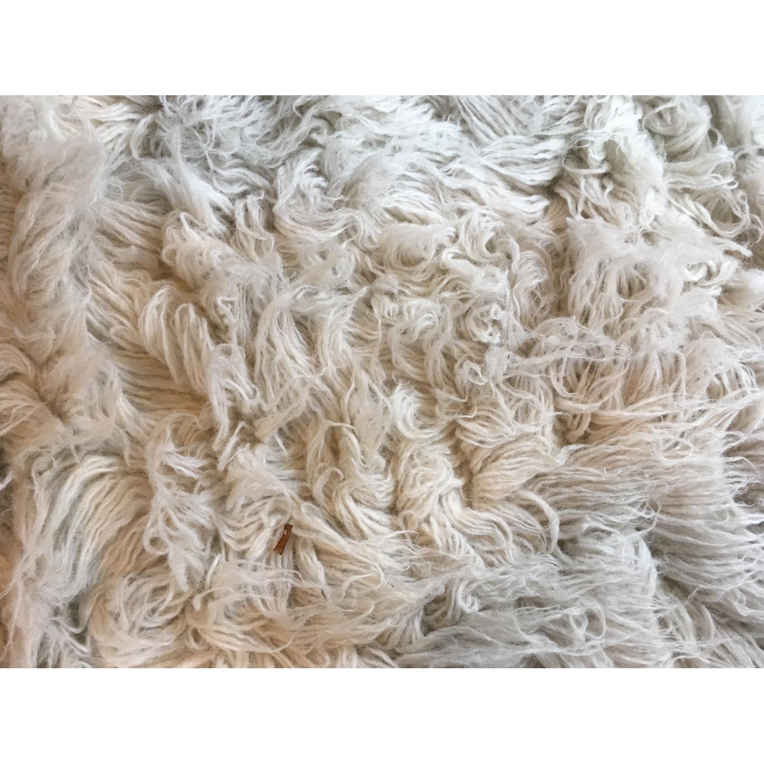 Handwoven Wool Flokati Shag Rug - image-3