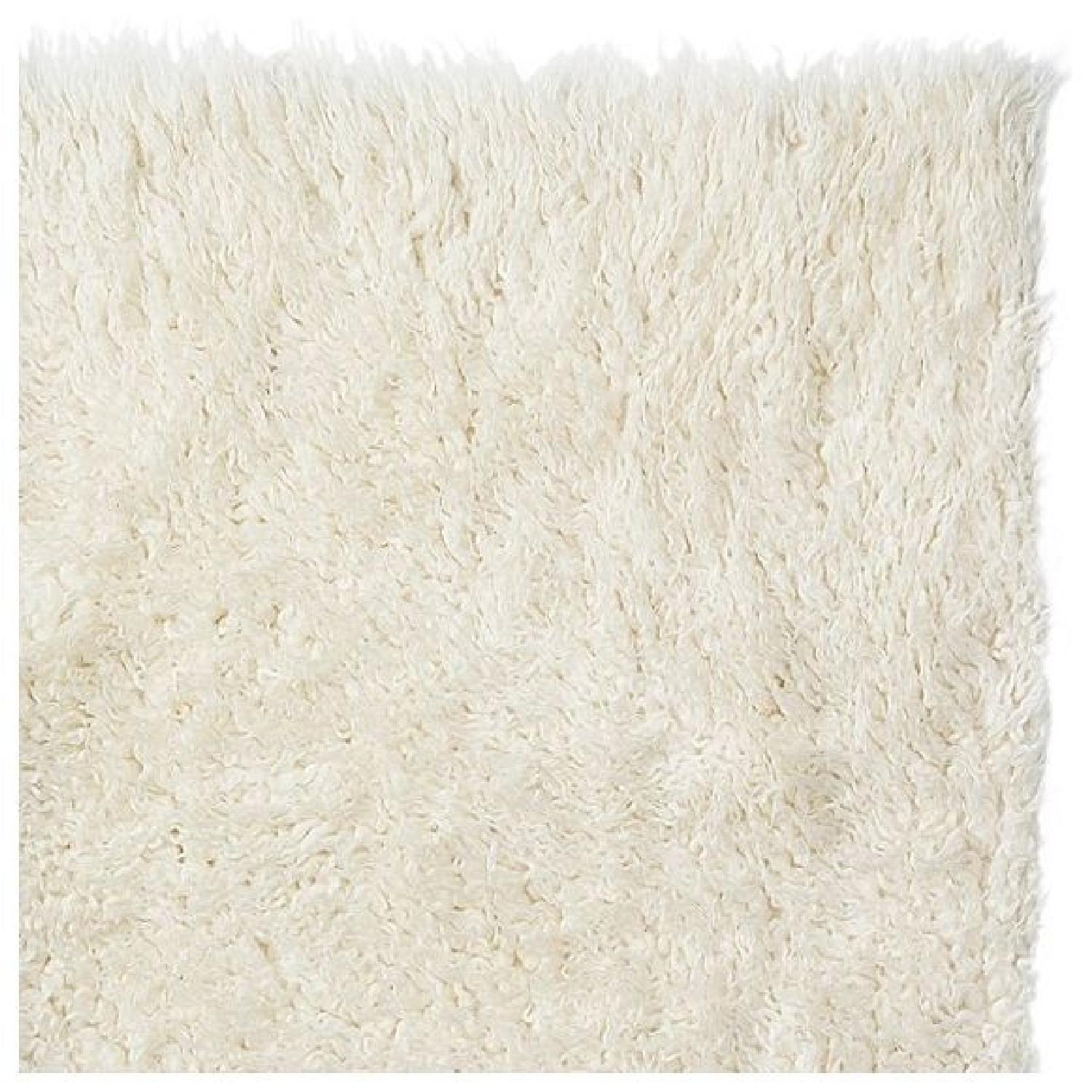Handwoven Wool Flokati Shag Rug - image-0