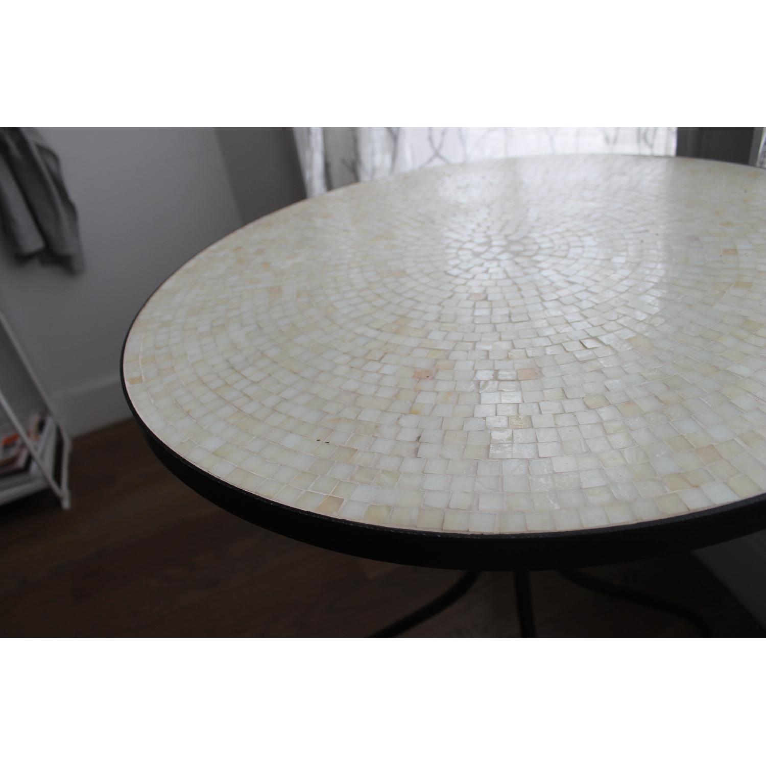 World Market Round Tortoise Cadiz Outdoor Bistro Table - image-2