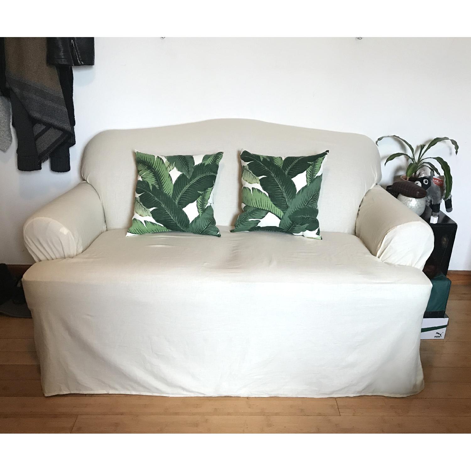 La-Z-Boy Slipcovered Loveseat - image-1