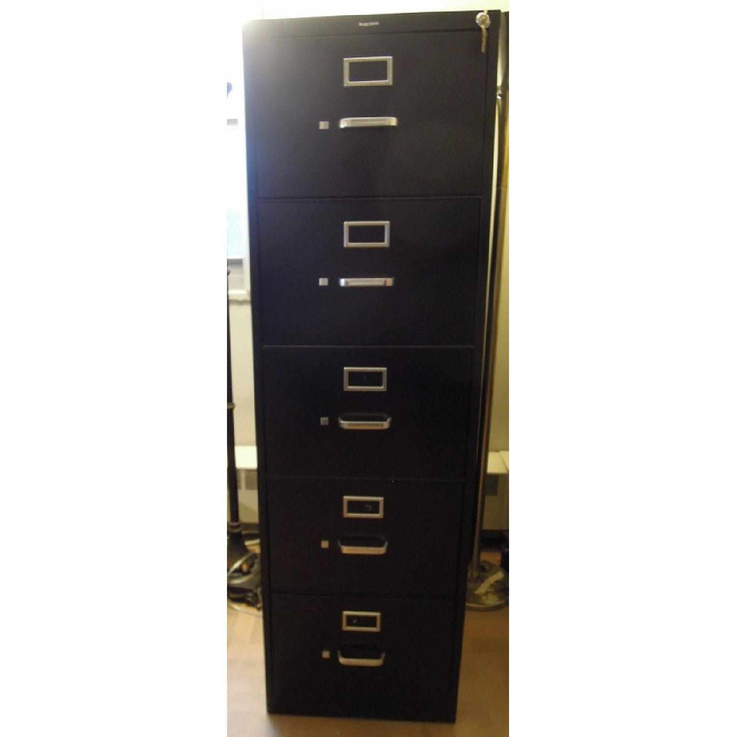 Hon 5-Drawer Metal File Cabinet - image-1