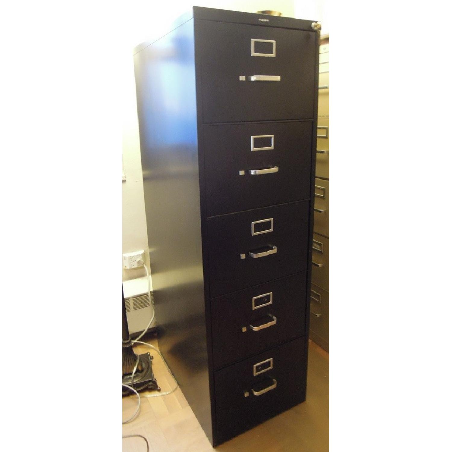 Hon 5-Drawer Metal File Cabinet - image-2