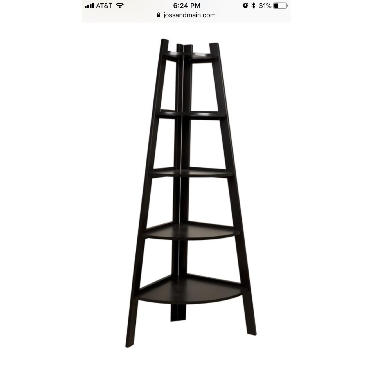 Joss & Main Tisha Corner Unit Bookcase - image-1