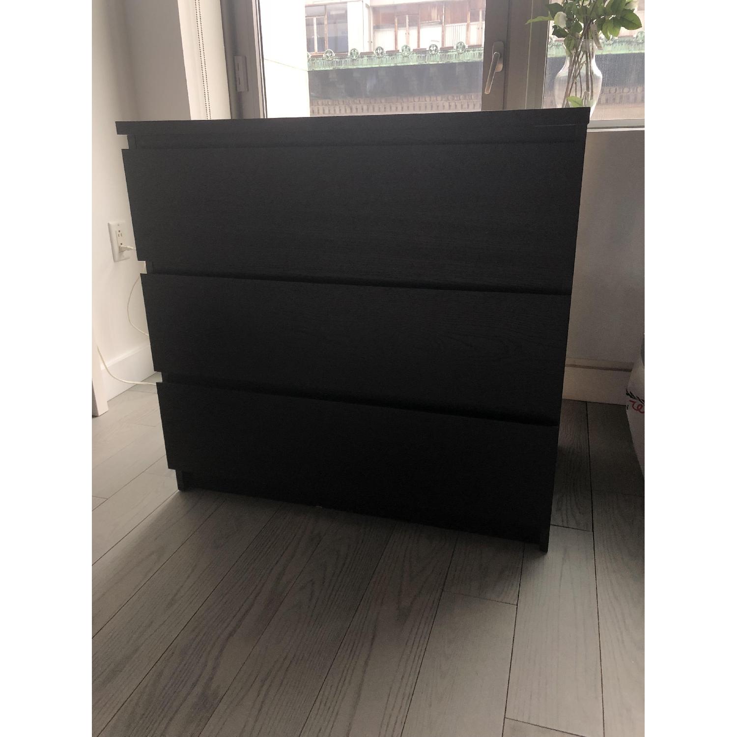 Ikea Malm 3 Drawer Dresser AptDeco