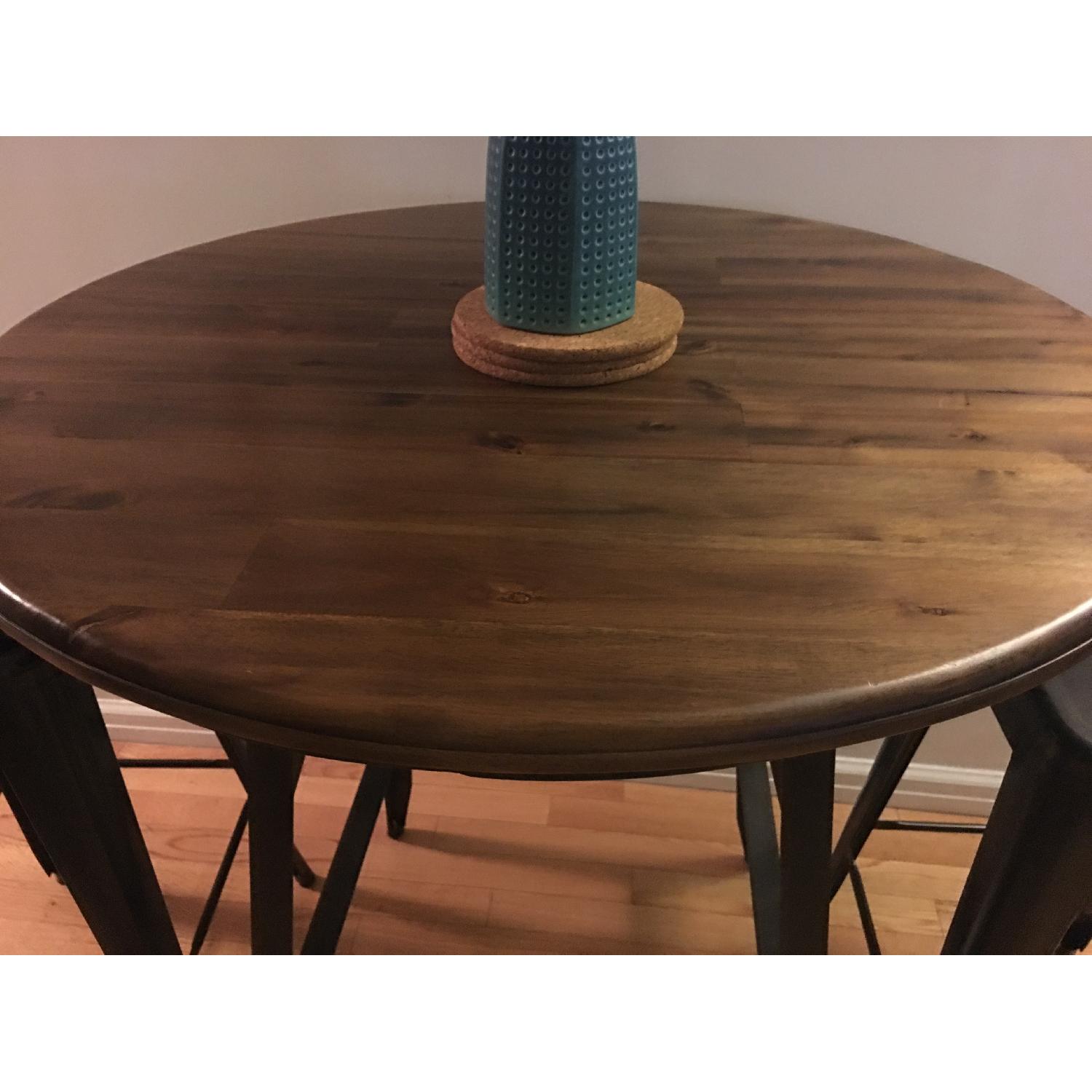World Market Pub Table w/ 2 Stools - image-1