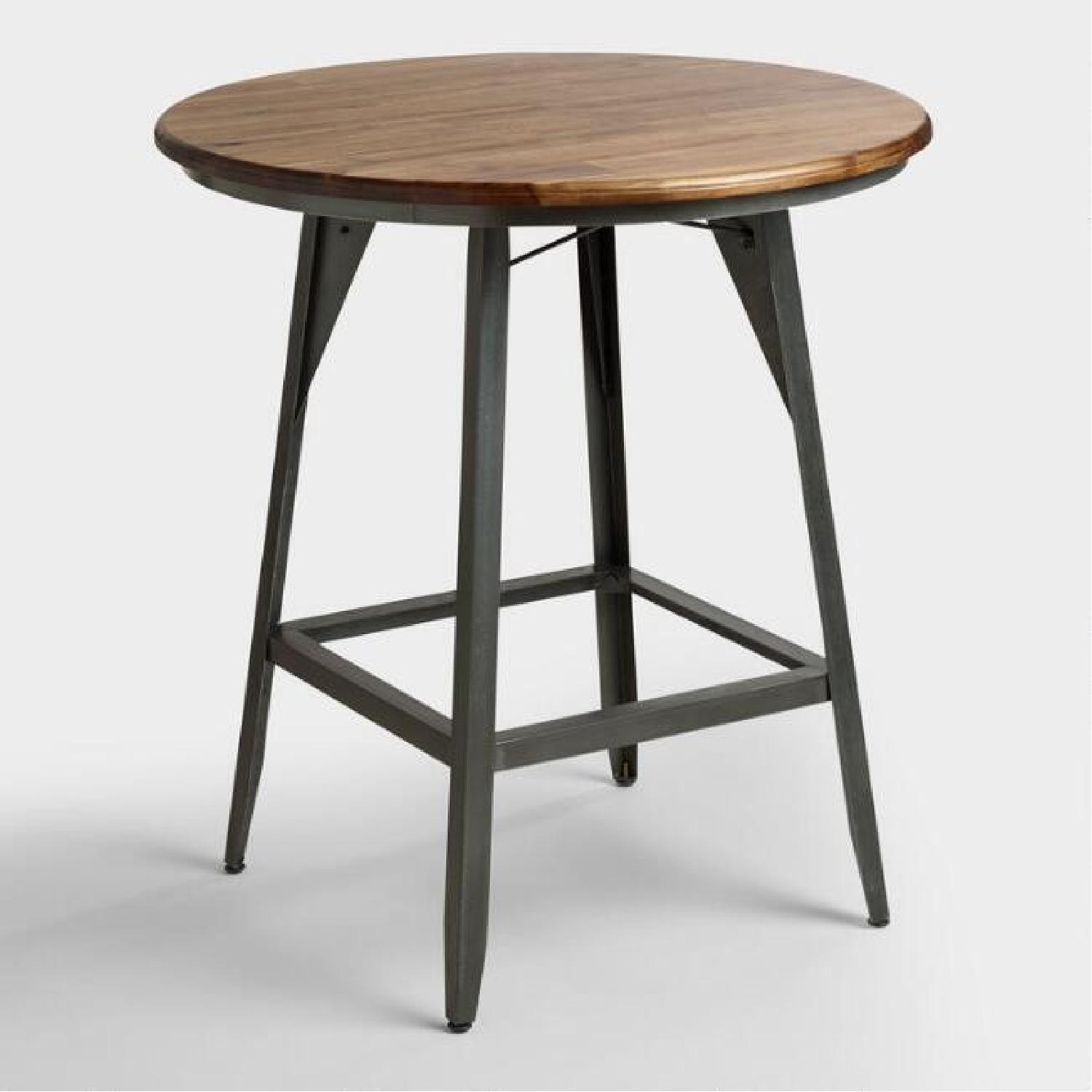 World Market Pub Table w/ 2 Stools - image-4