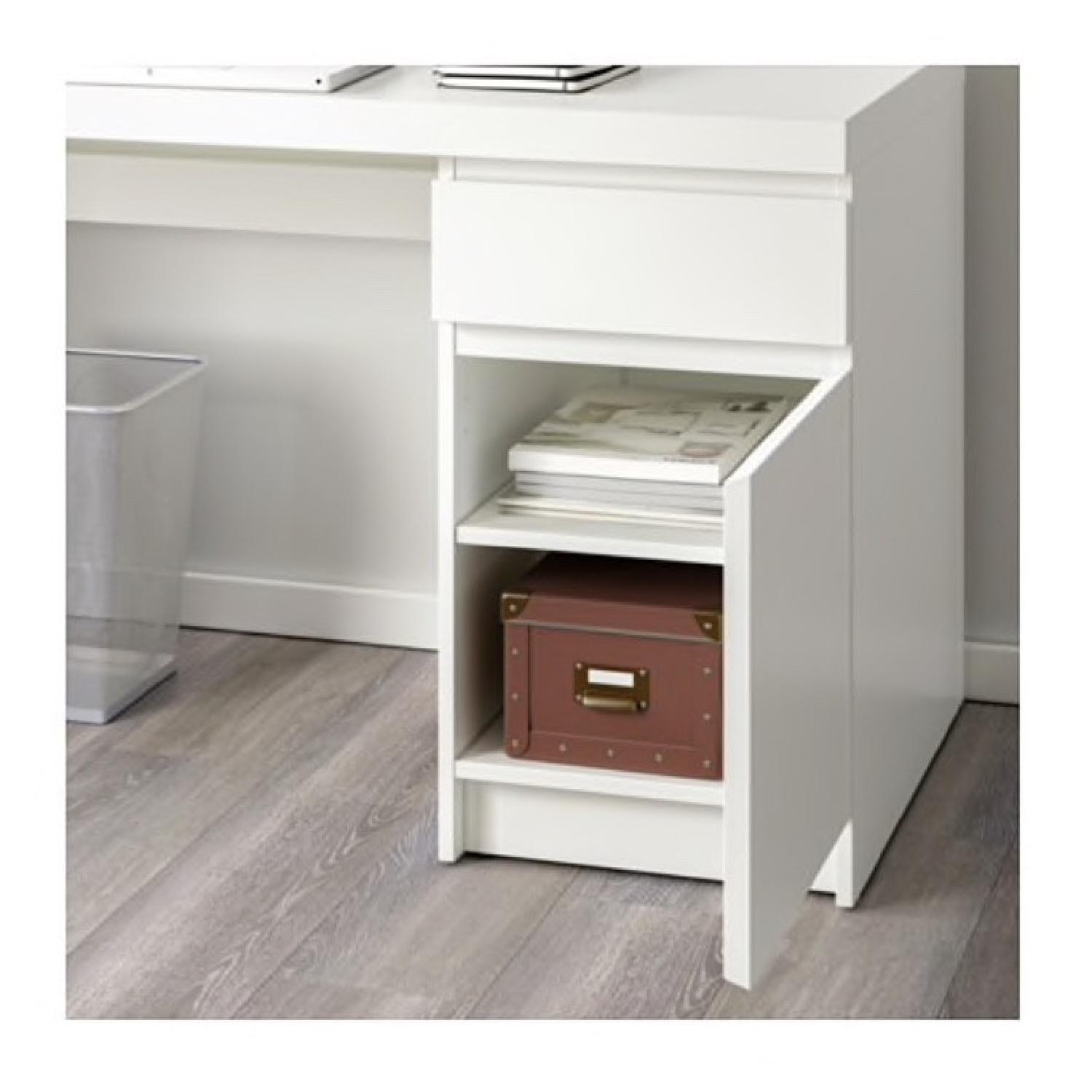 Ikea Malm White Desk - image-2