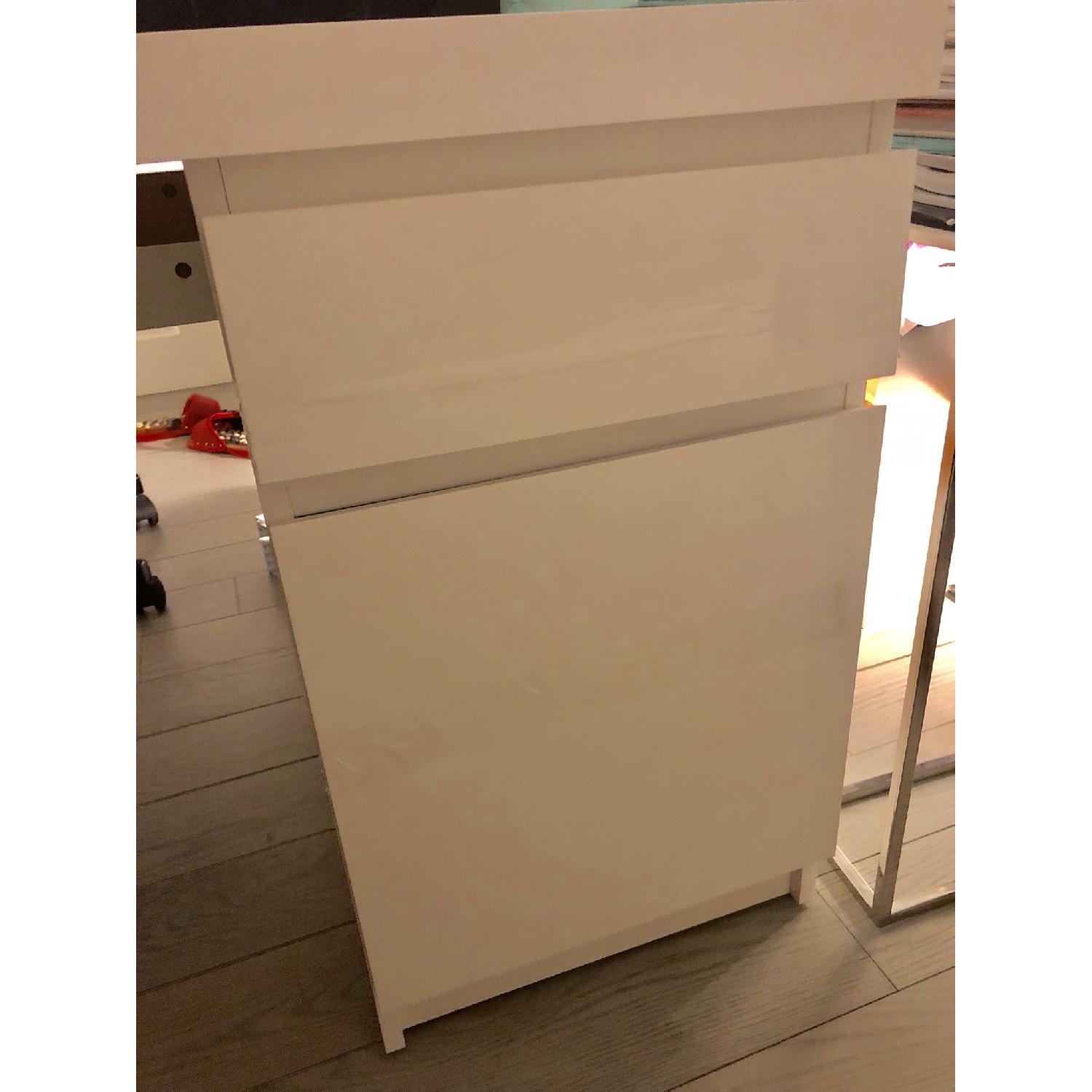 Ikea Malm White Desk - image-11