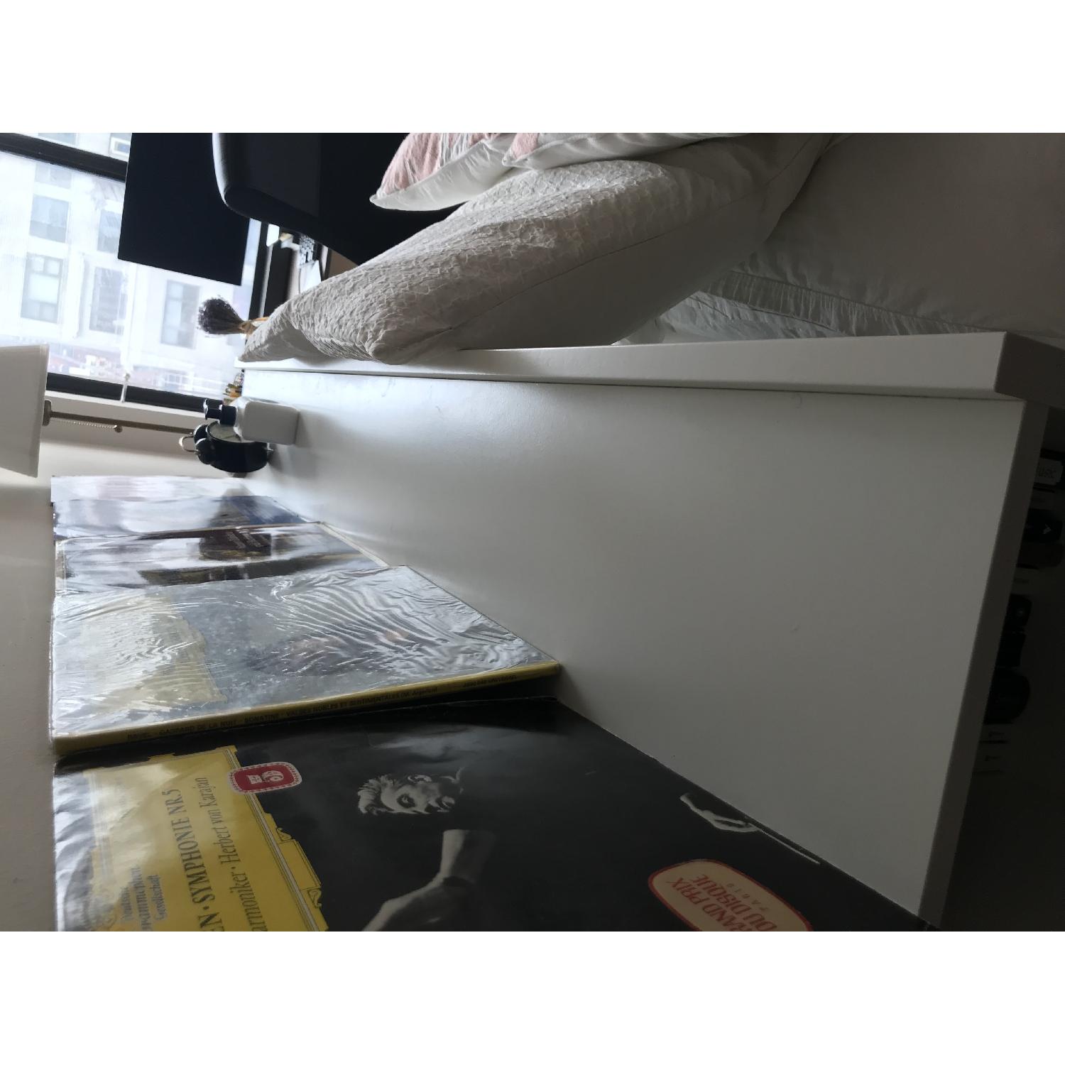 Ikea Brimnes White Storage Queen Bed Frame & Headboard - image-4