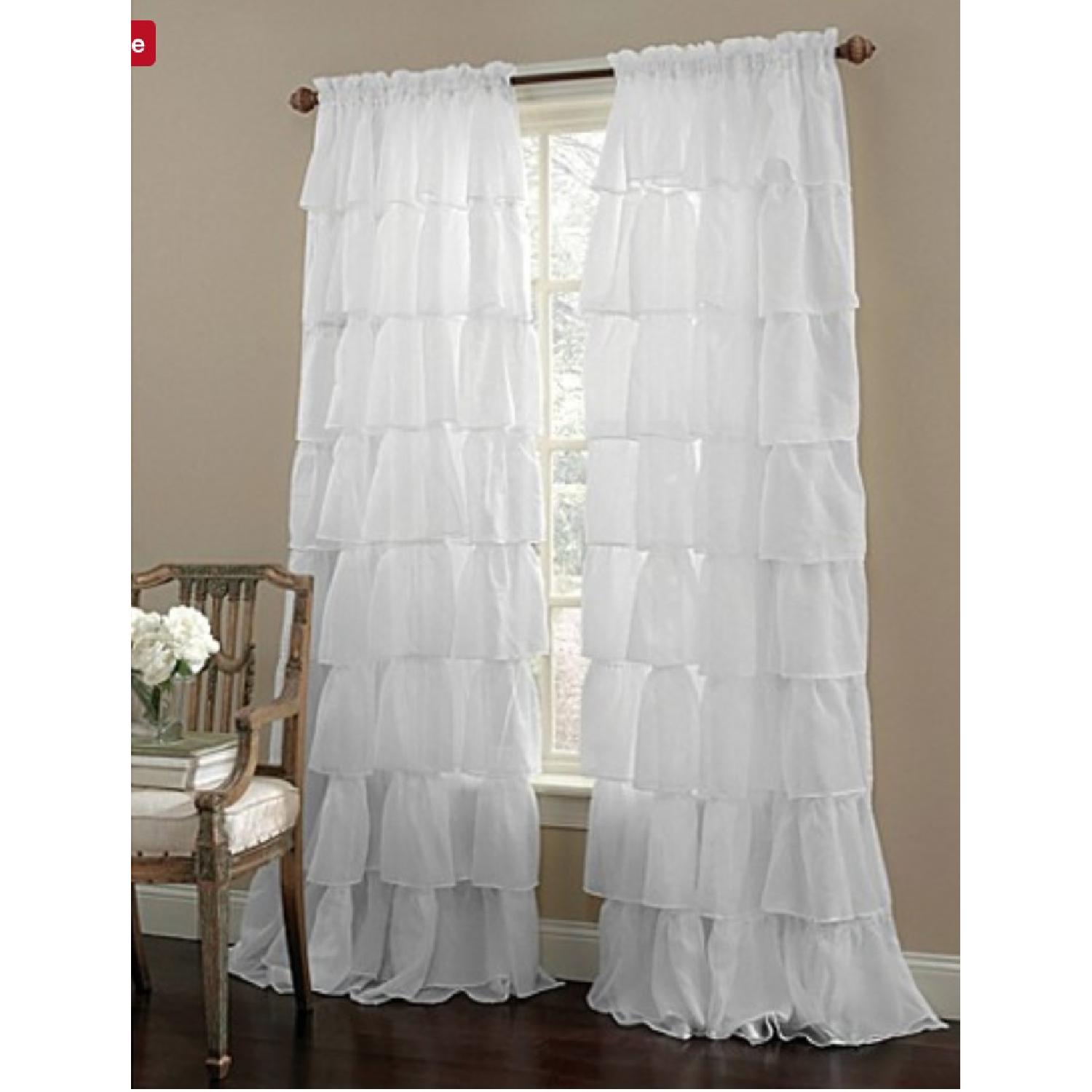 Bed Bath & Beyond Window Curtain Panel in White AptDeco