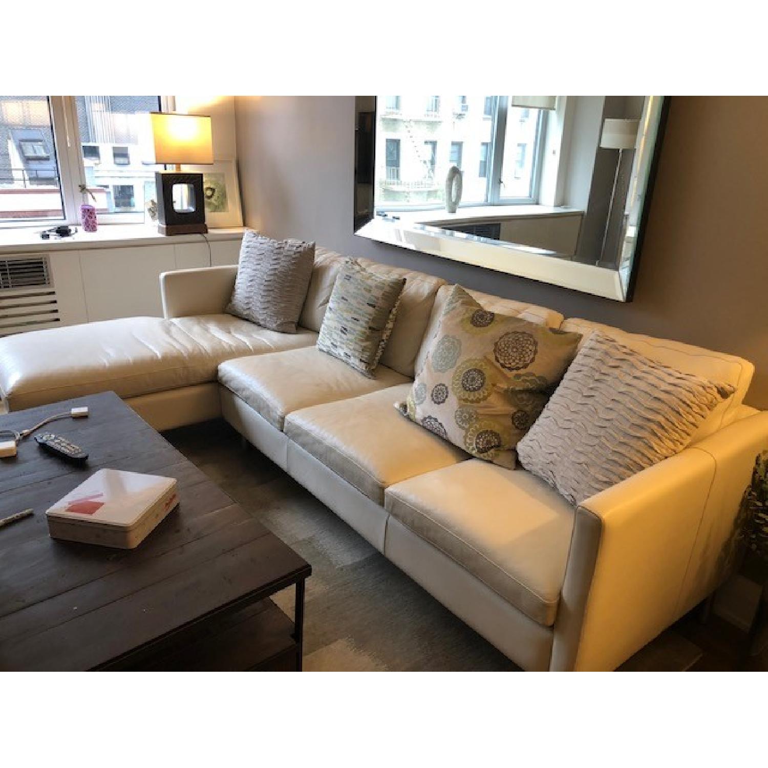 Room & Board Leather 3-Piece Sectional Sofa - image-3