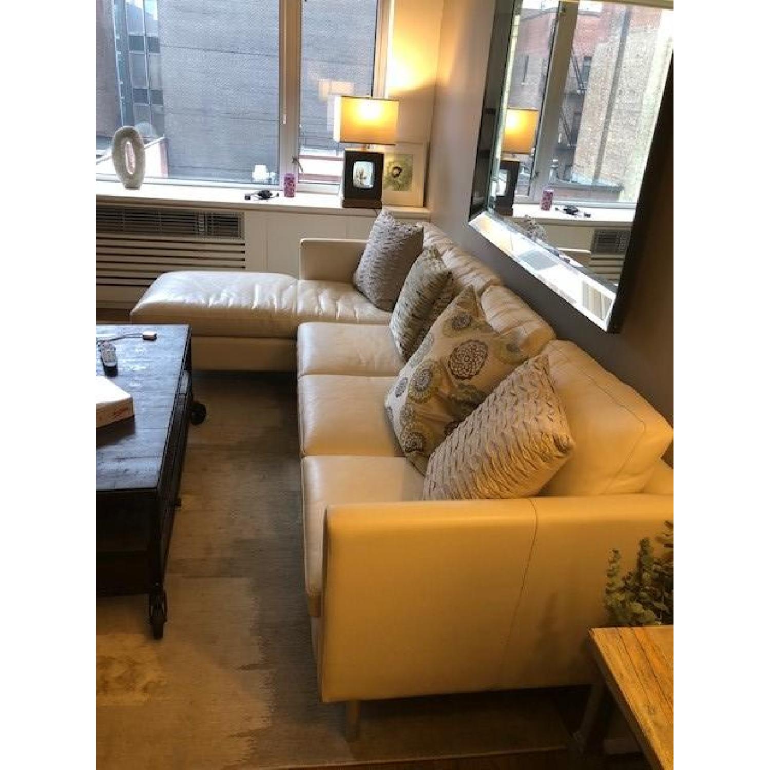 Room & Board Leather 3-Piece Sectional Sofa - image-4