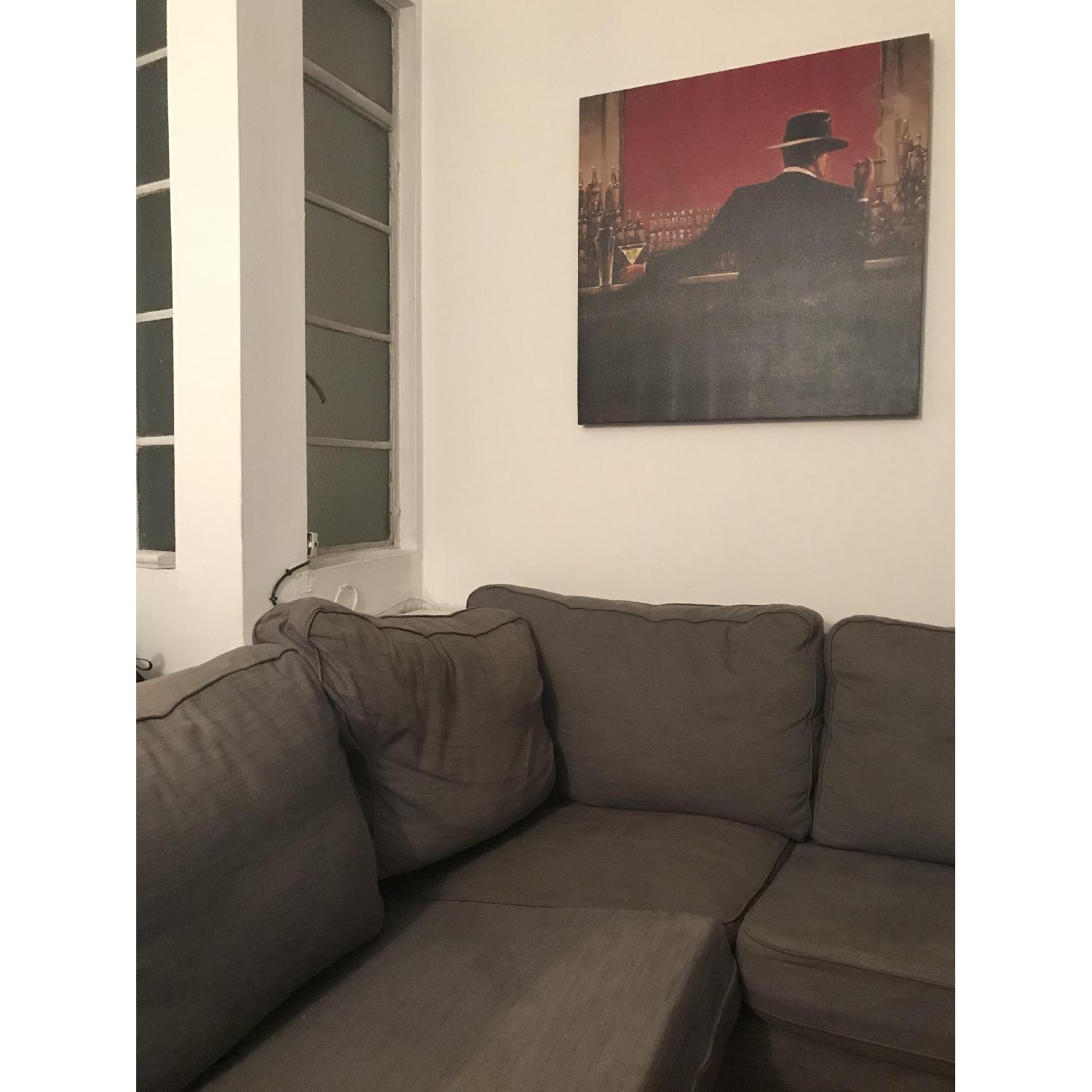 Ikea Ektorp 2-Piece Sectional Sofa in Grey - image-3