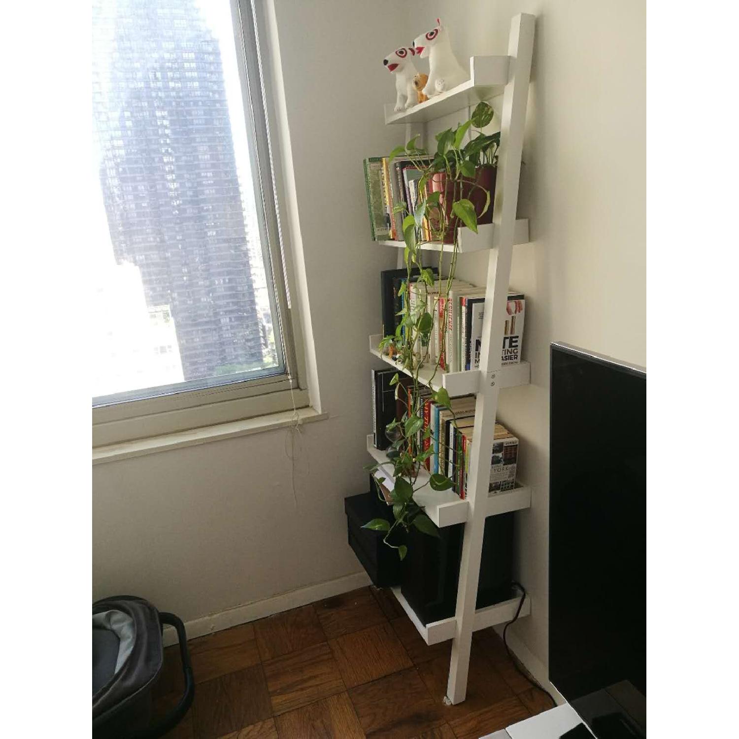 The Container Store Linea Leaning Bookcase AptDeco