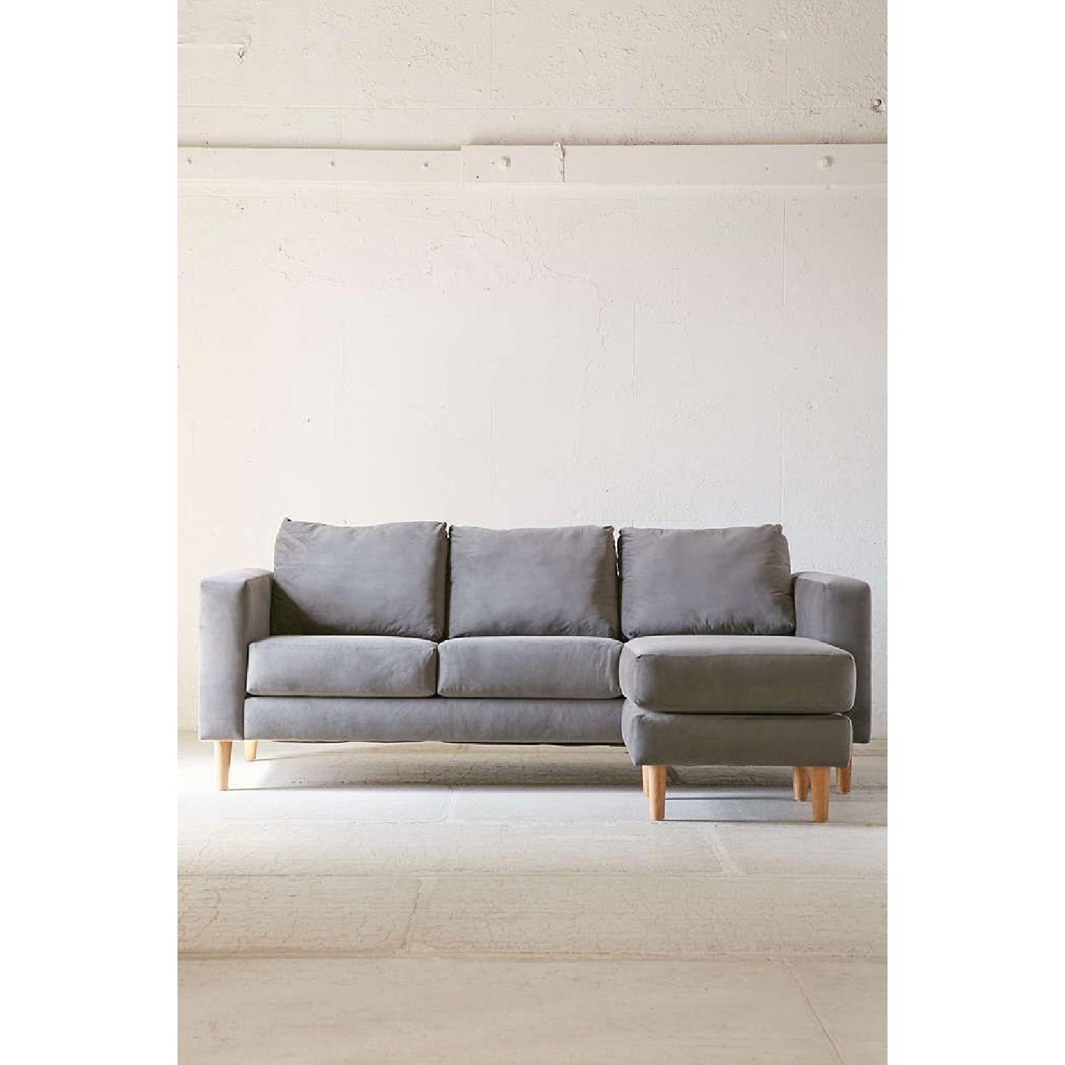 Urban Outfitters Quincy Chaise Sectional Sofa - image-1