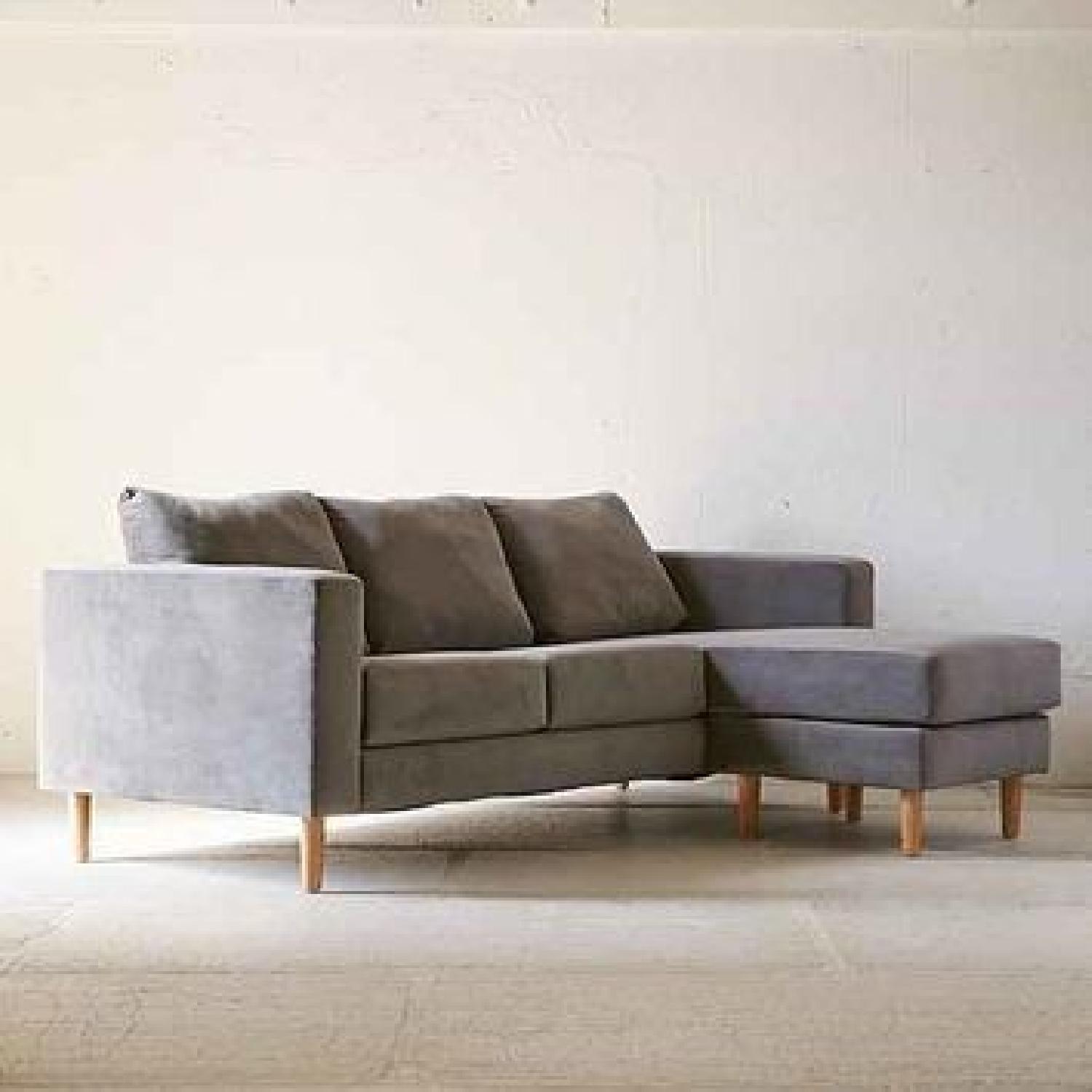 Urban Outfitters Quincy Chaise Sectional Sofa - image-2