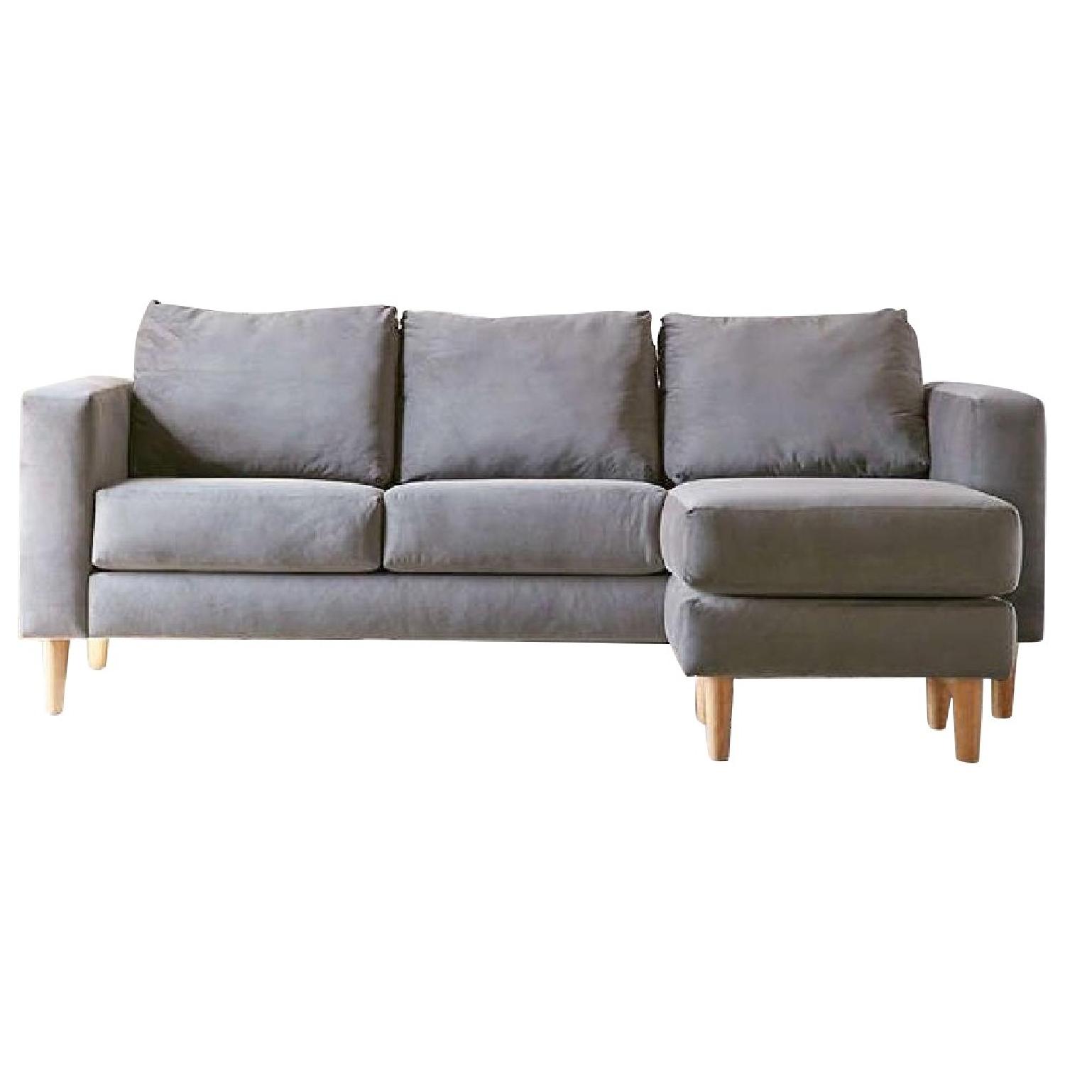 Urban Outfitters Quincy Chaise Sectional Sofa - image-0