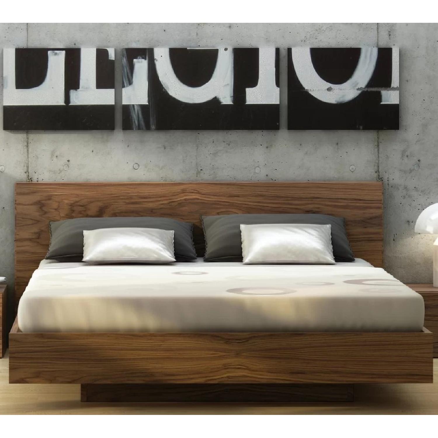 Brayden Studio Horsham Walnut Platform Bed - image-1