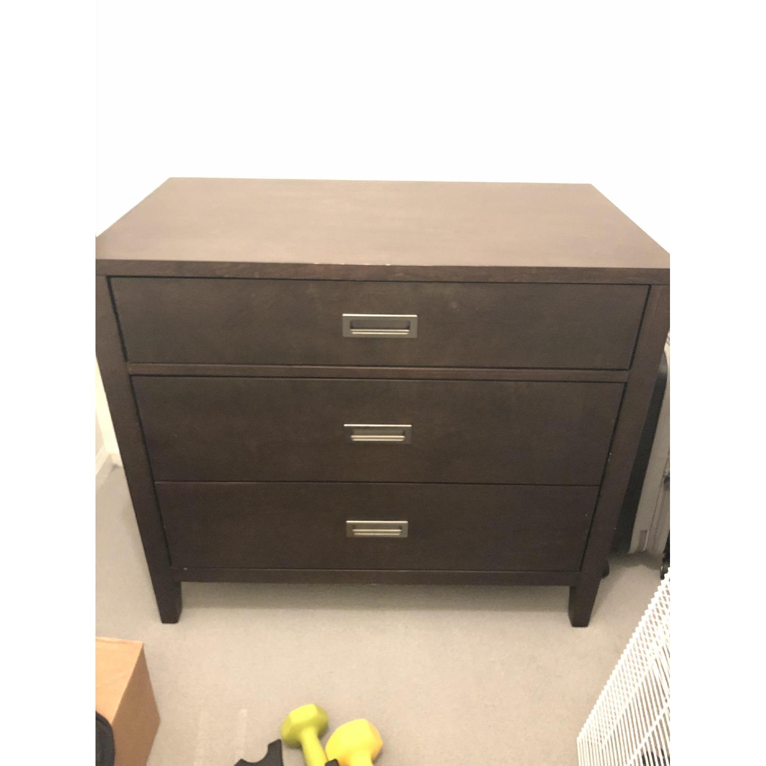 Crate & Barrel 3 Drawer Dresser - image-1
