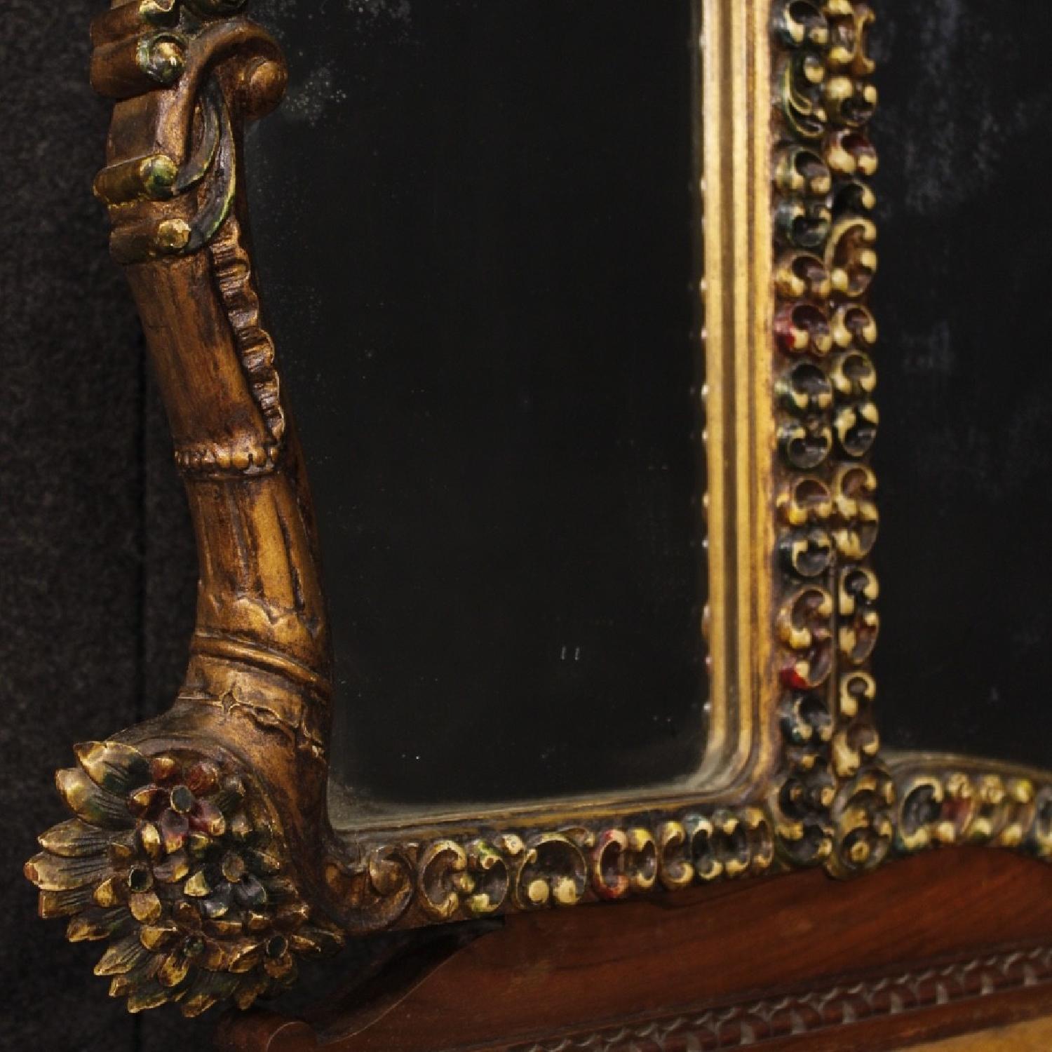 Italian Dressing Table in Walnut Walnut Burl & Elm Burl - image-1