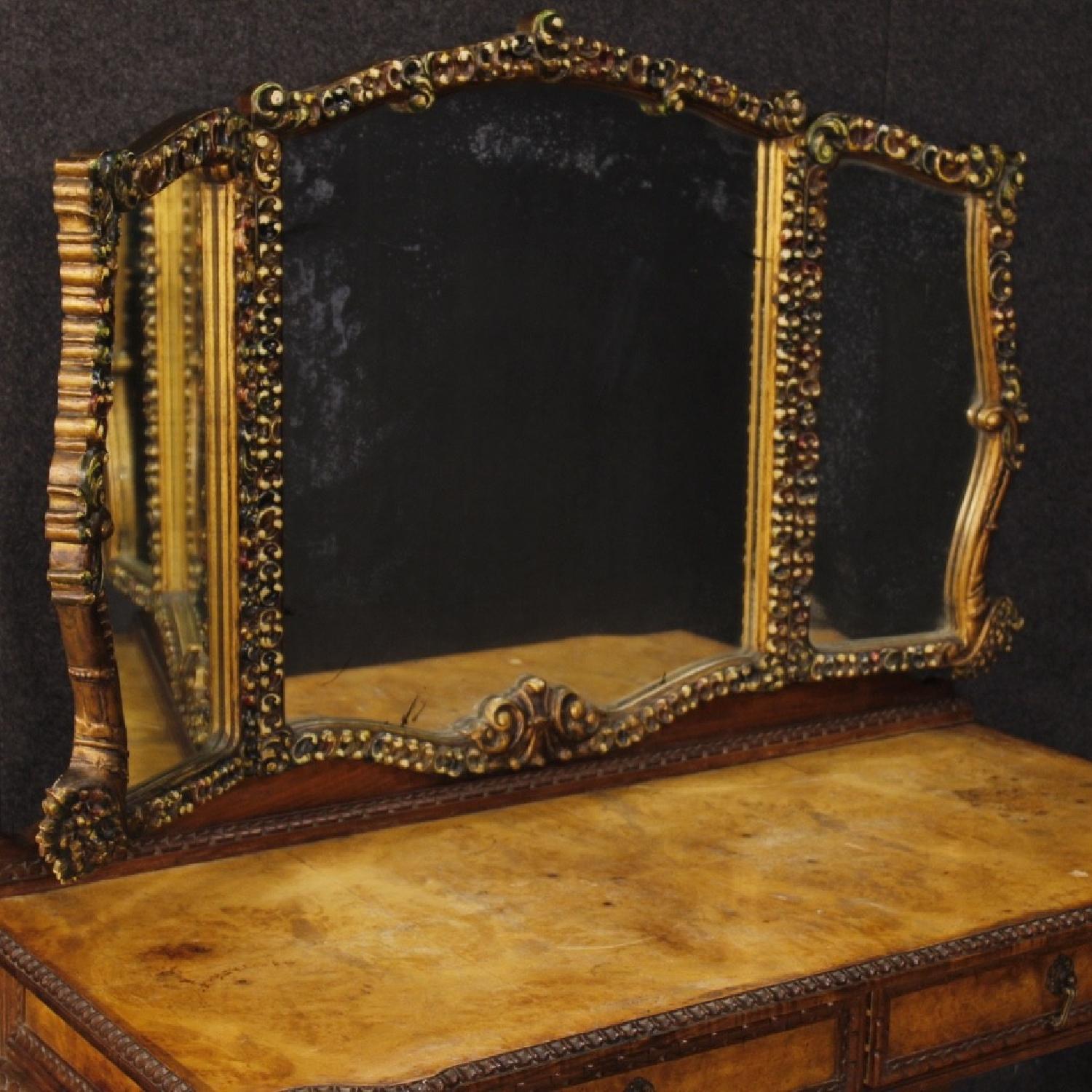 Italian Dressing Table in Walnut Walnut Burl & Elm Burl - image-10