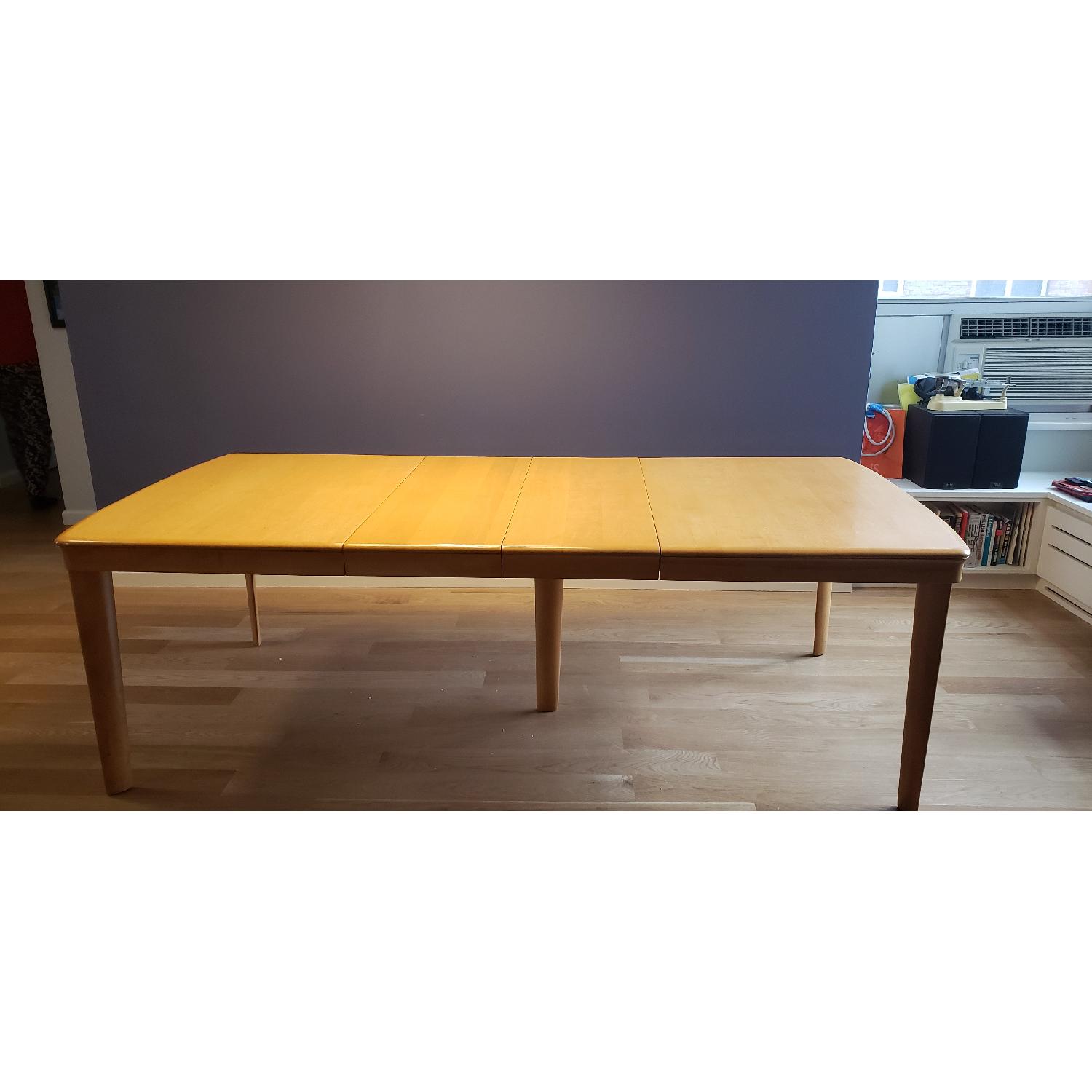 Heywood Wakefield Mid-Century Extension Table w/ 6 Chairs - image-1