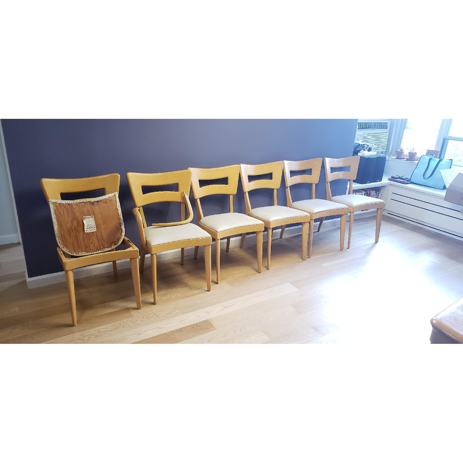 Heywood Wakefield Mid-Century Extension Table w/ 6 Chairs - image-2