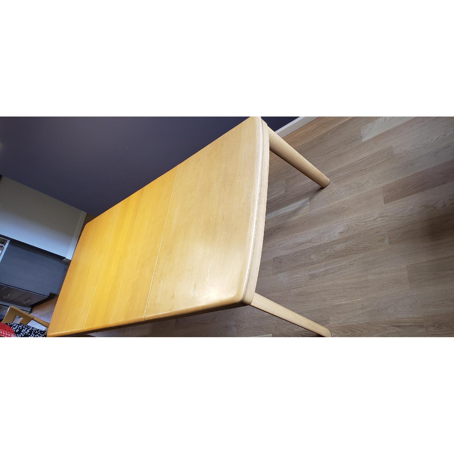 Heywood Wakefield Mid-Century Extension Table w/ 6 Chairs - image-3