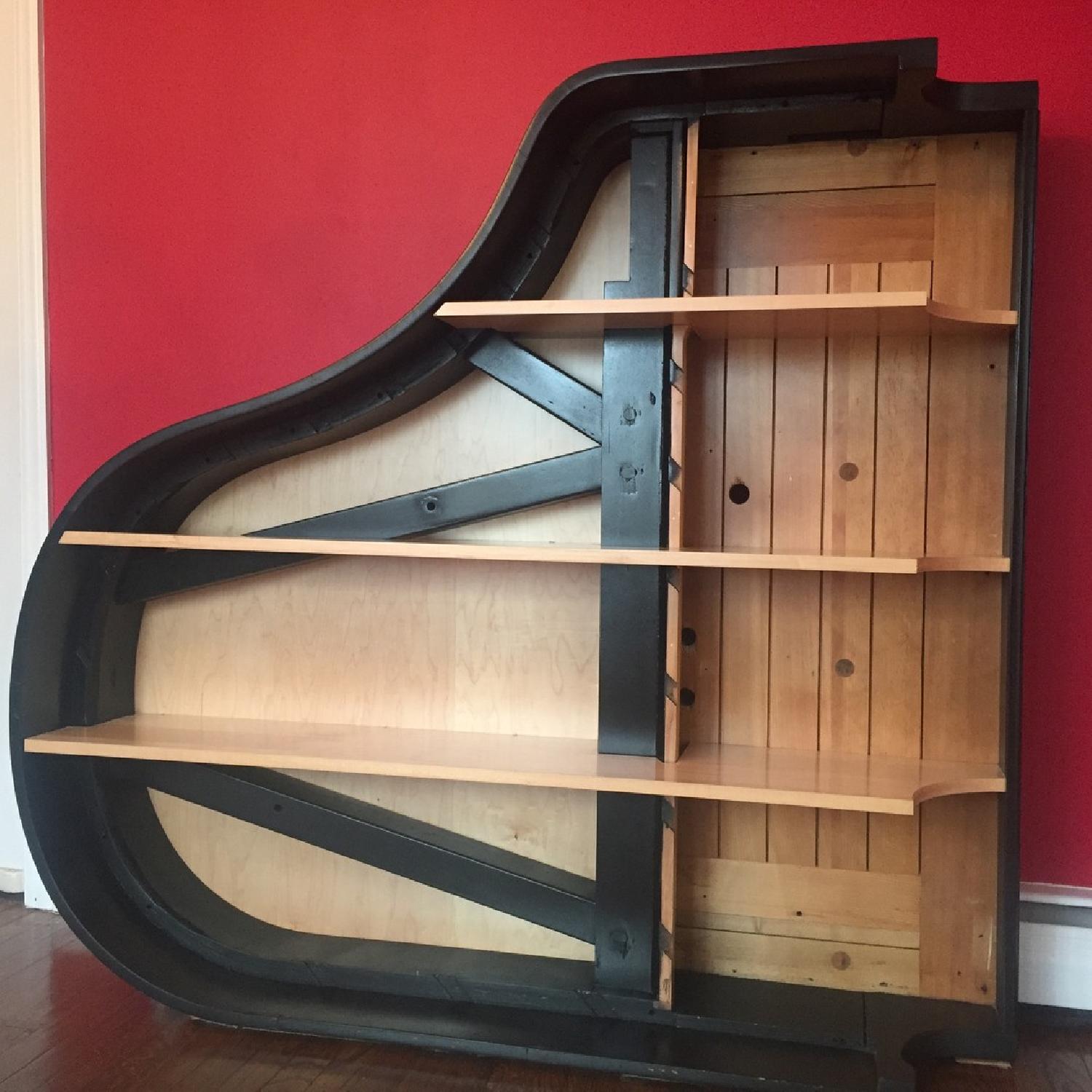 Antique Piano Bookcase - image-2