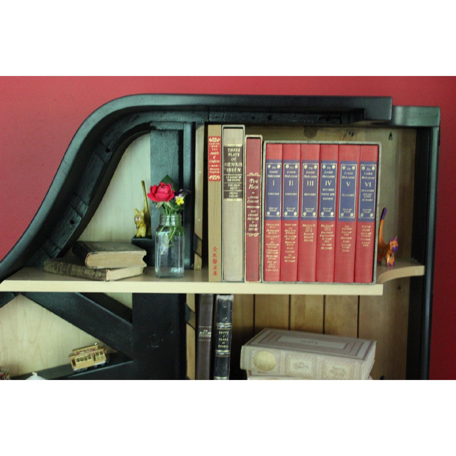 Antique Piano Bookcase - image-3
