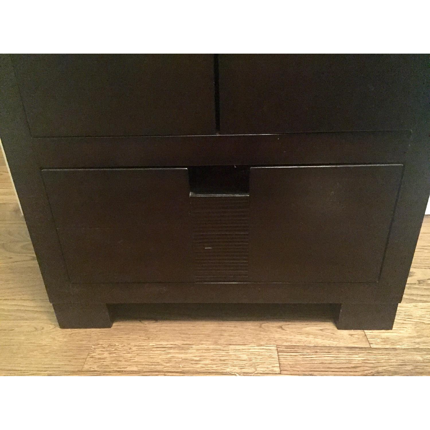 The Door Store Sleek Wooden Armoire in Espresso - image-3