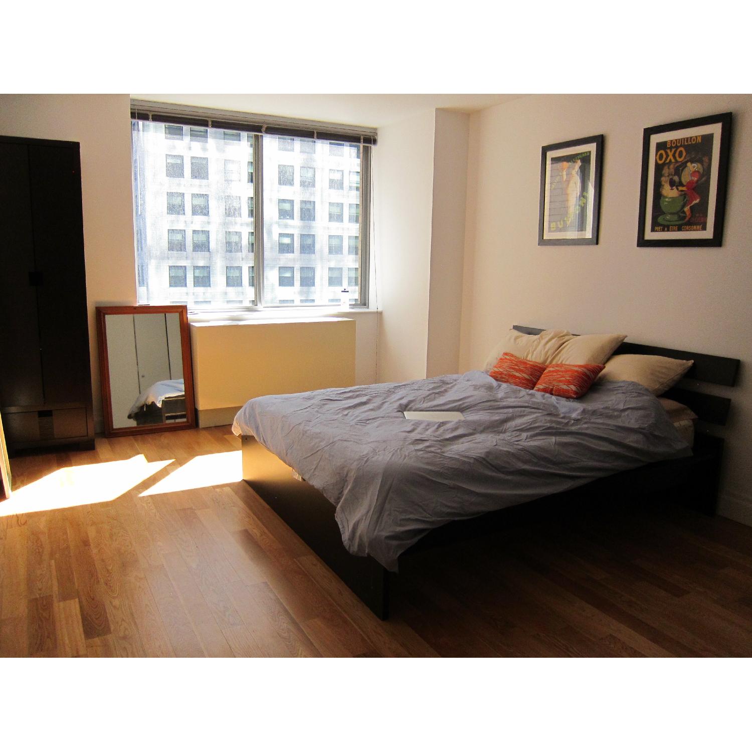The Door Store Sleek Wooden Armoire in Espresso - image-4
